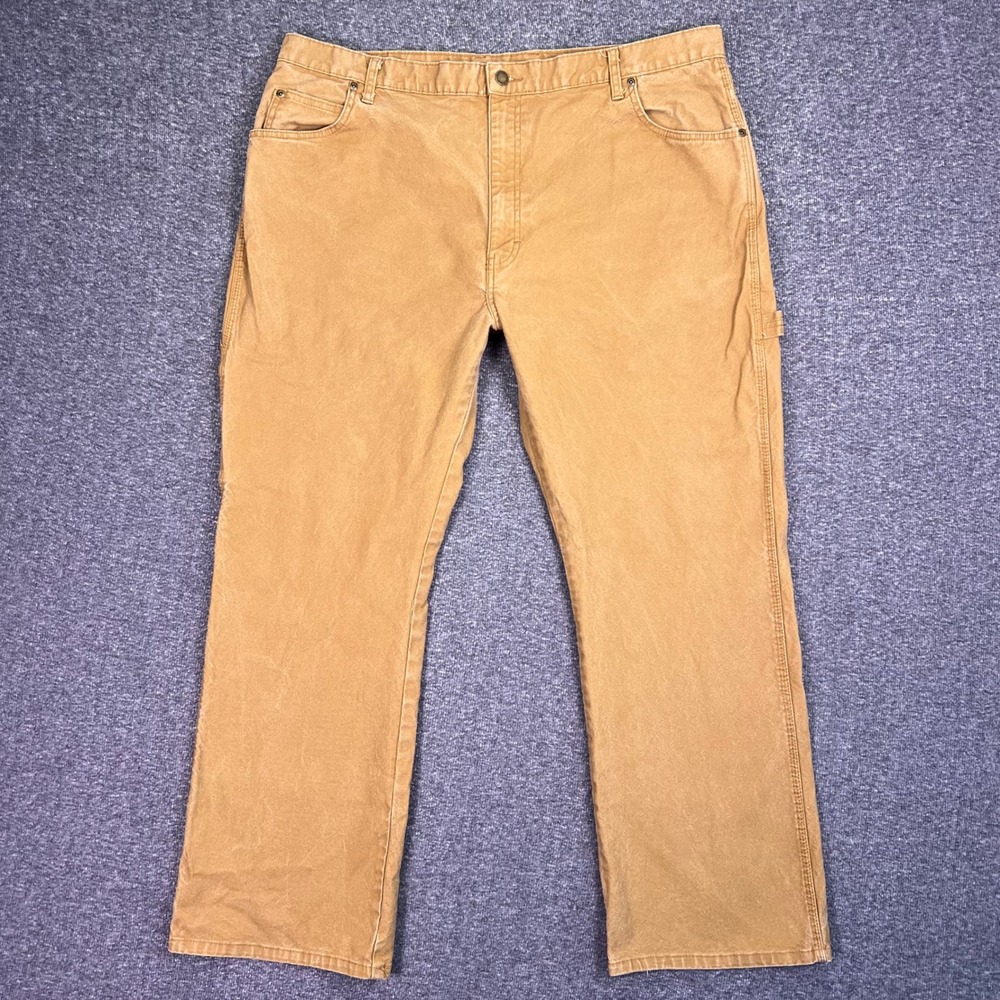 Dickies Pants Mens 40x29 Carpenter Utility Workwear Duck Canvas Straight Stretch